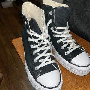 High top platform converse